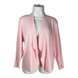 RED Valentino Pink Bolero Cardigan Small Open Front Ruffle Shrug Wedding Guest